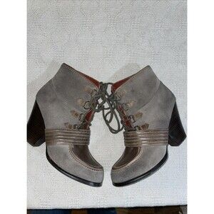 Luxury Rebel Women’s Ankle Boots Size 40 U.S. 9 M Gray Leather Going Out Party